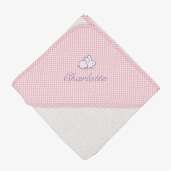 personalised hooded towel for babies
